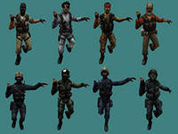 Установка моделей играков